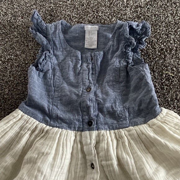 TAHARI kids size 6 button up dress - Picture 3 of 5